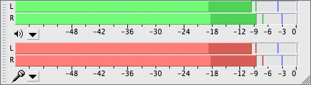 Undocked horizontal Meter Toolbar (meters above each other)