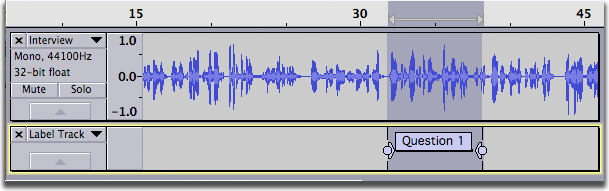 image of label track after Edit Paste