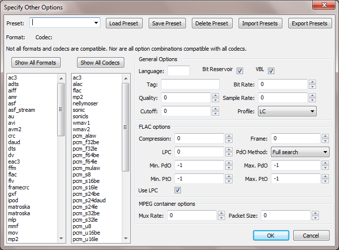 FFmpeg Custom Exporter